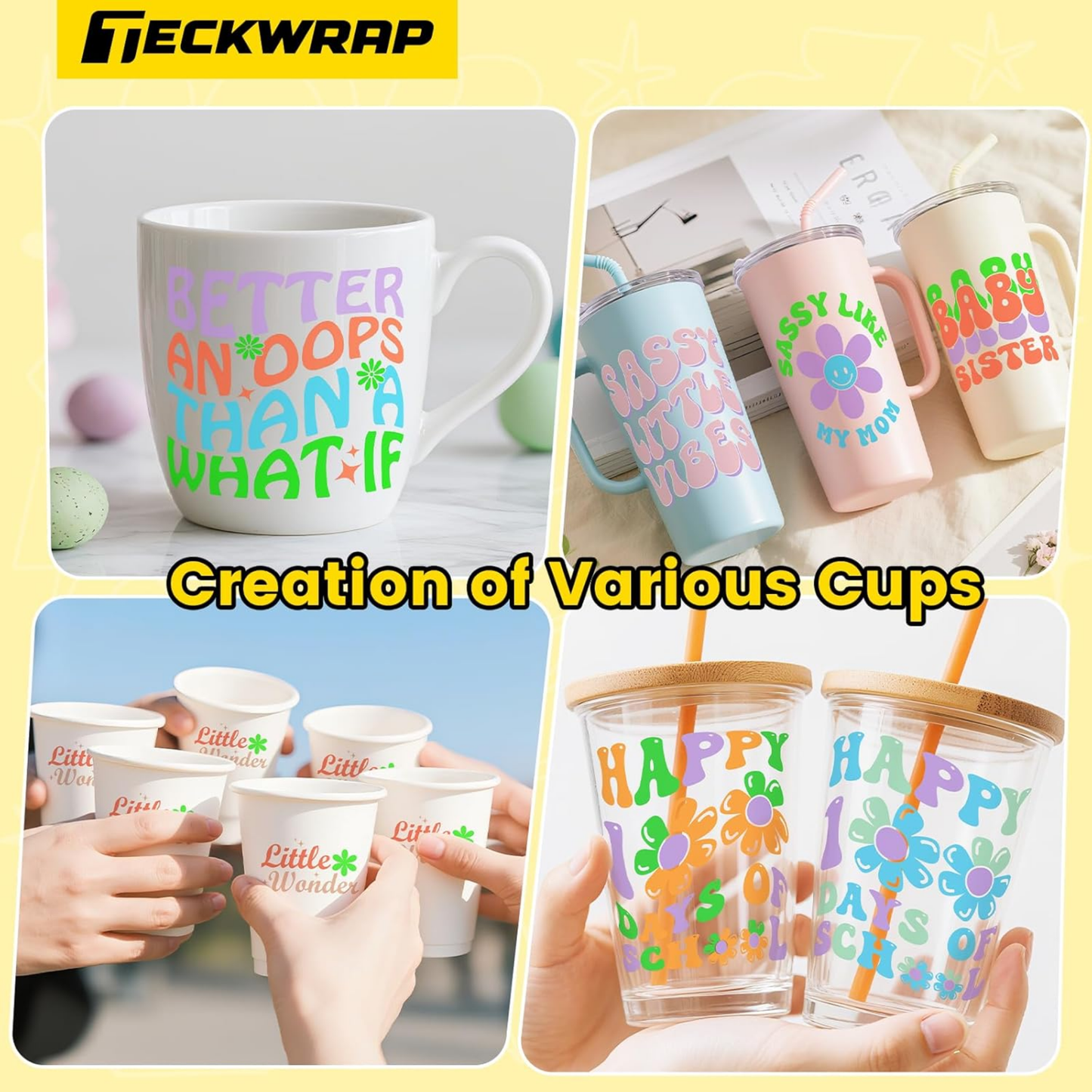 Teckwrap A4 Sheet Bundle - Dusty Matte image 3