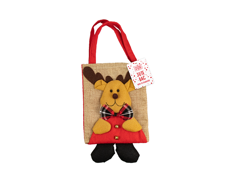 Jute Bag with 3D Character image 3