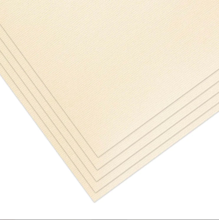 Dovecraft A4 Cream Laid Card 220gsm x 10 Sheets image 1