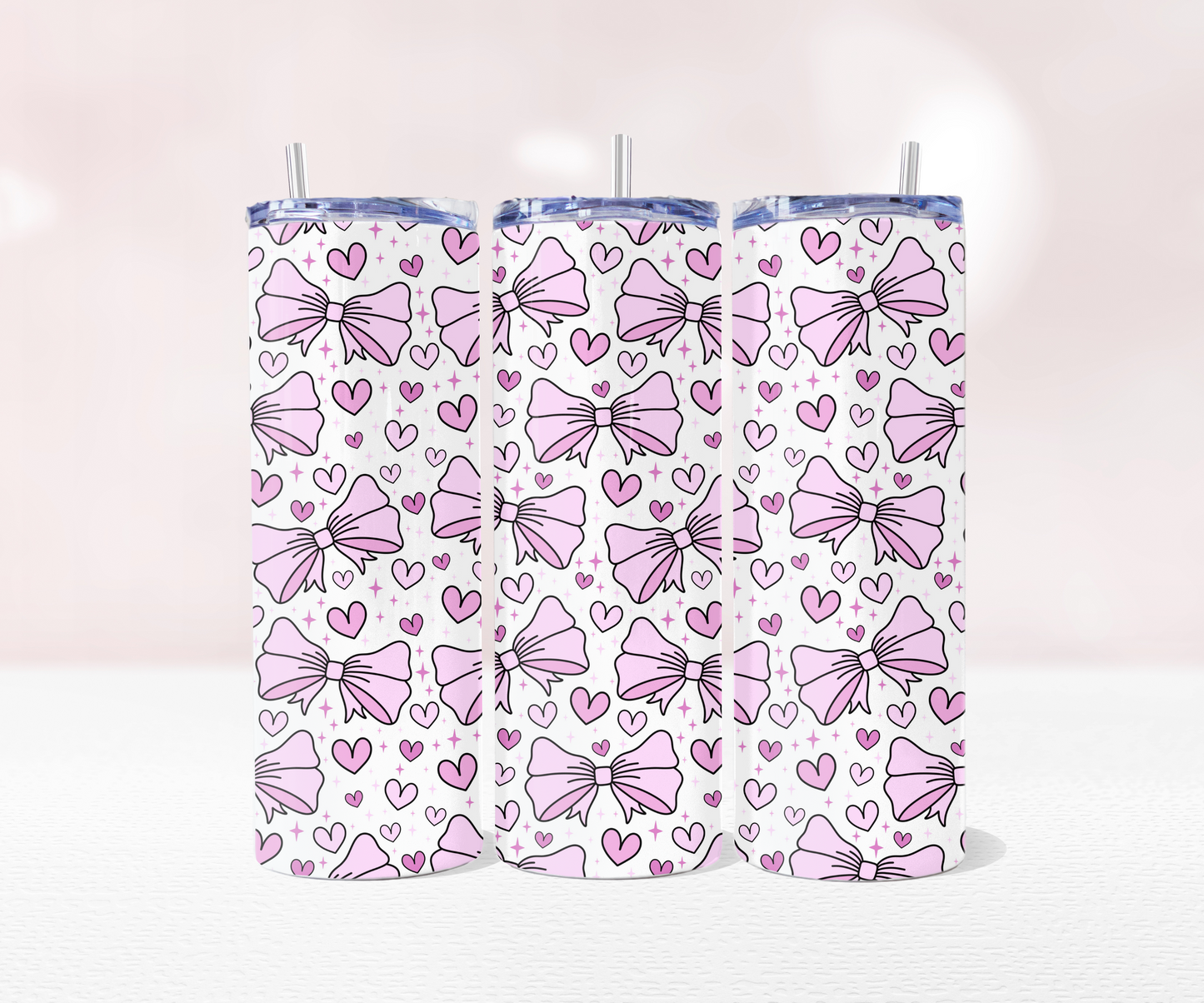 Bows Seamless - Pre Printed Sublimation 11oz or 20oz Wrap image 2