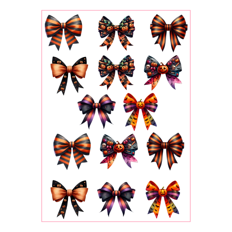 Bow Decal Sheets (2 Options) image 1