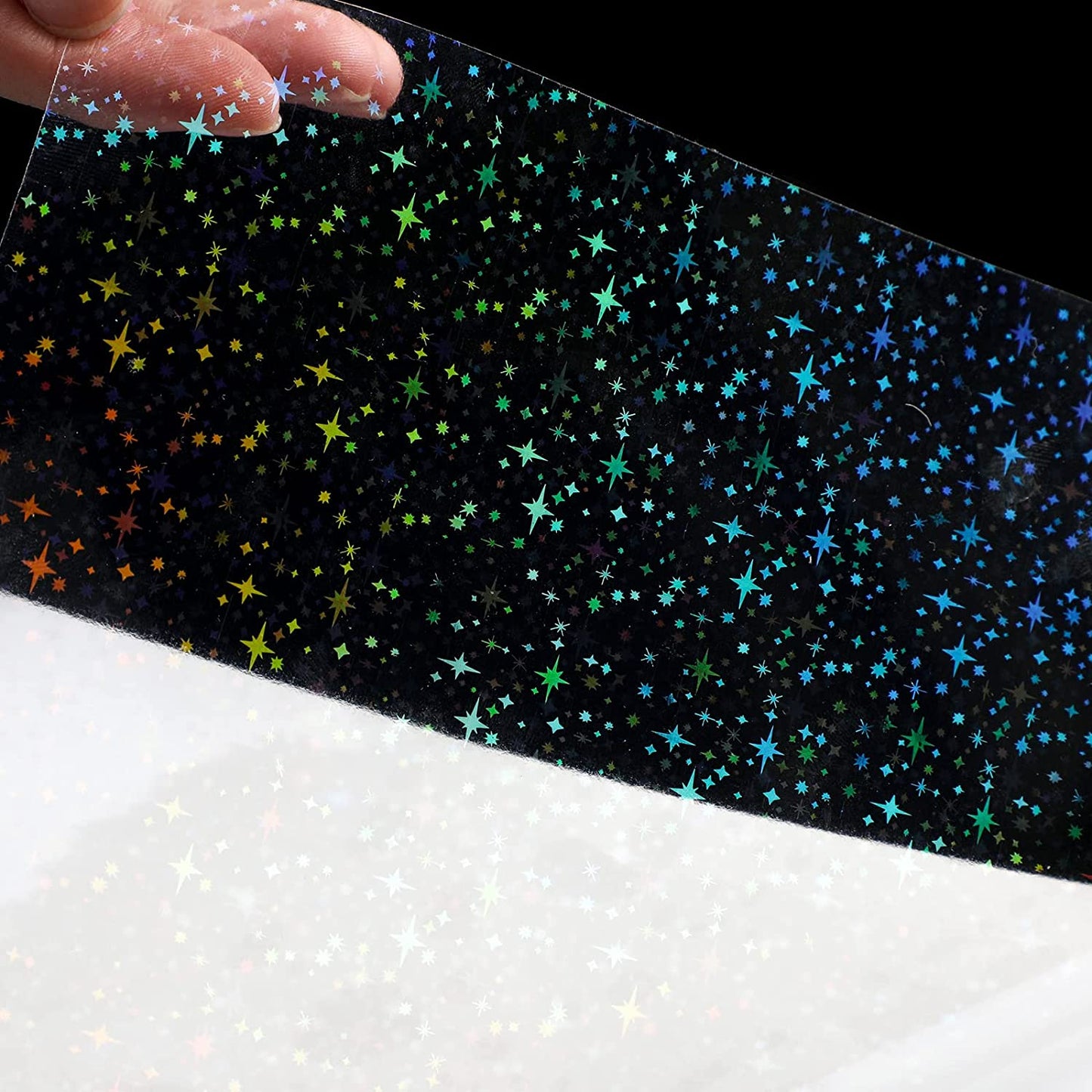 Holographic Overlay Transparent Vinyl Self Adhesive image 13