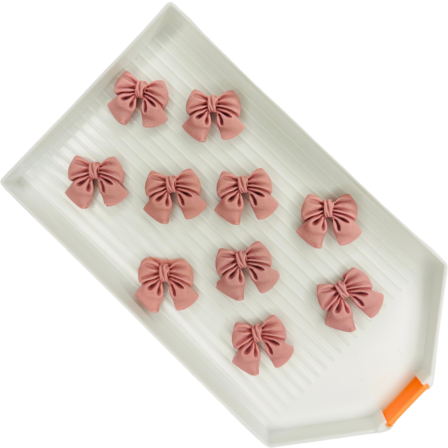 Dusky Pink Coquette Bow (Pack of 10) image 0