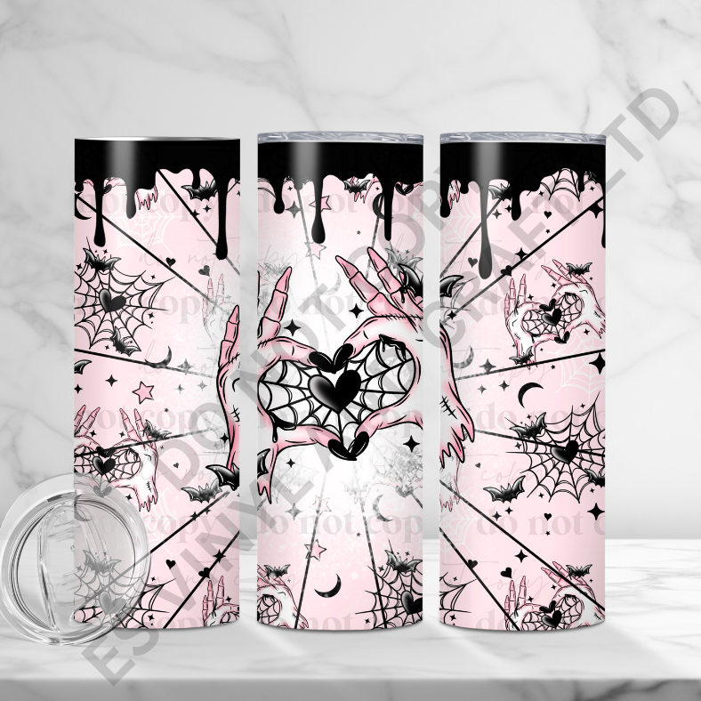 Witch Skellie - Full 20oz Tumbler Sublimation Ready To Print image 0