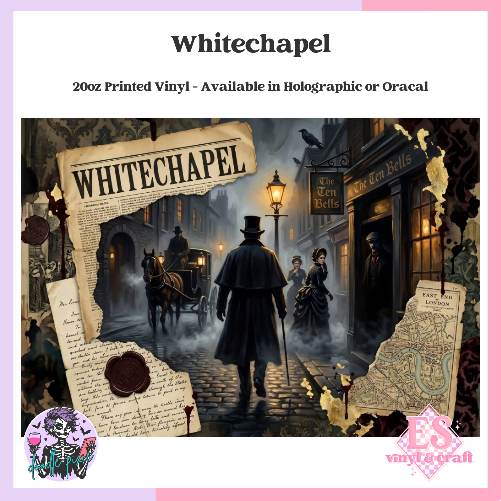 Whitechapel - 20oz Printed Tumbler Self Adhesive Vinyl