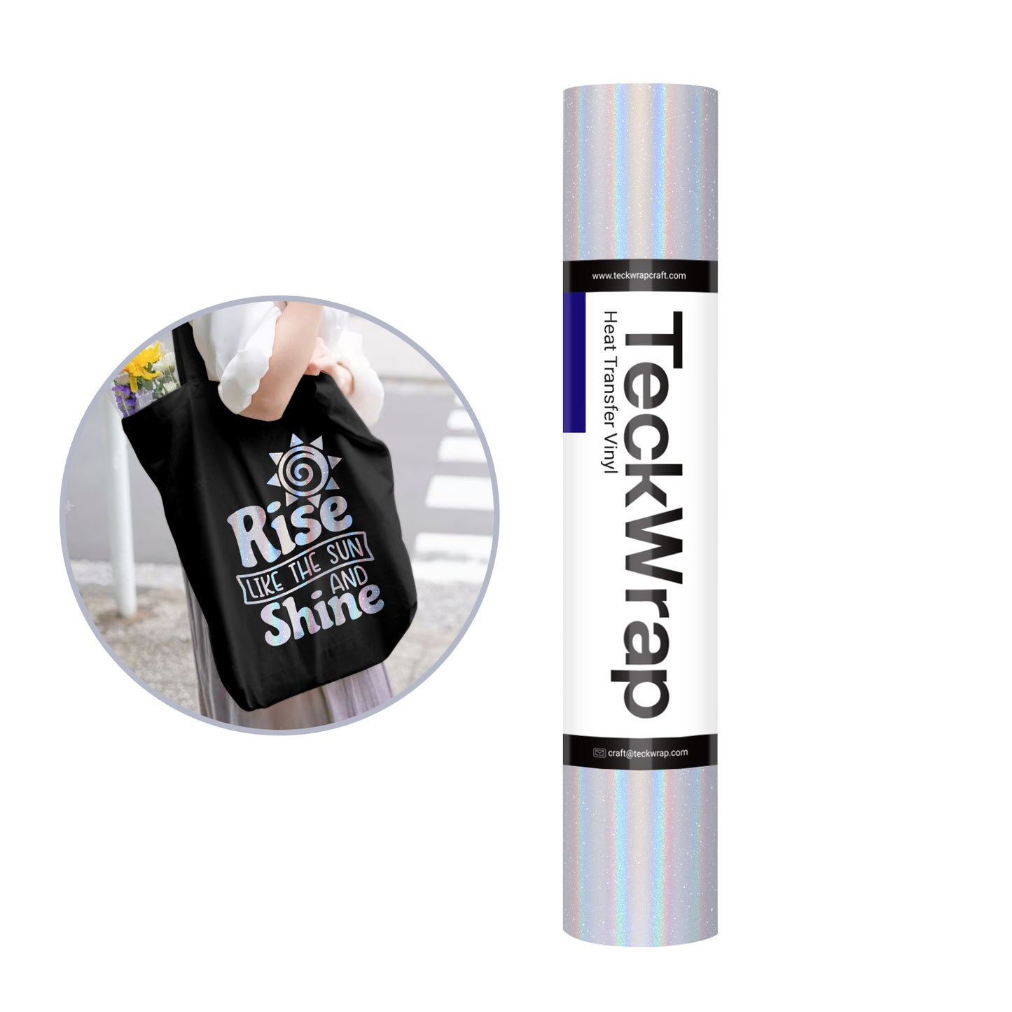 Teckwrap Holographic Shimmer Heat Transfer Vinyl