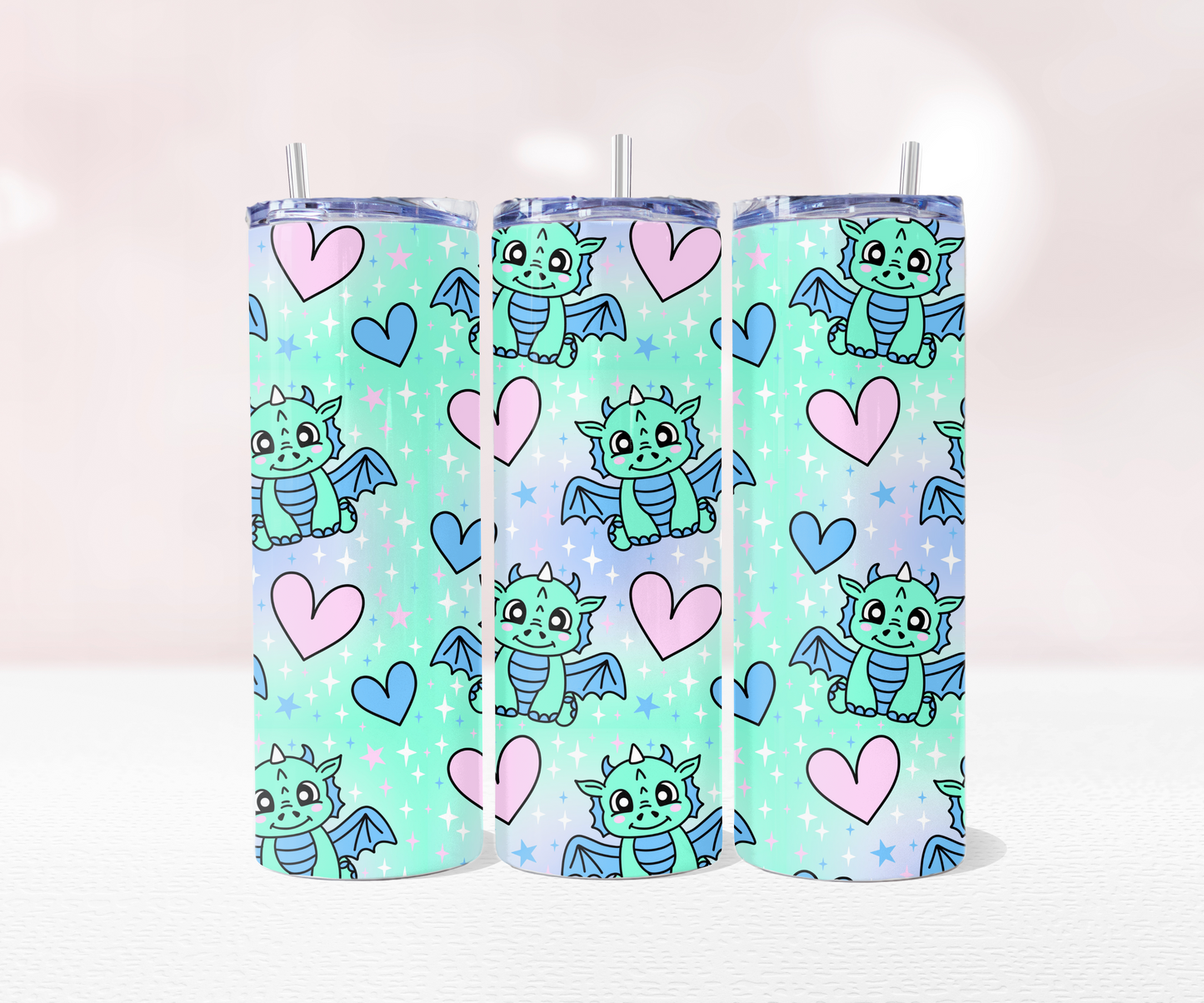 Dragon Seamless - Pre Printed Sublimation 11oz or 20oz Wrap image 2