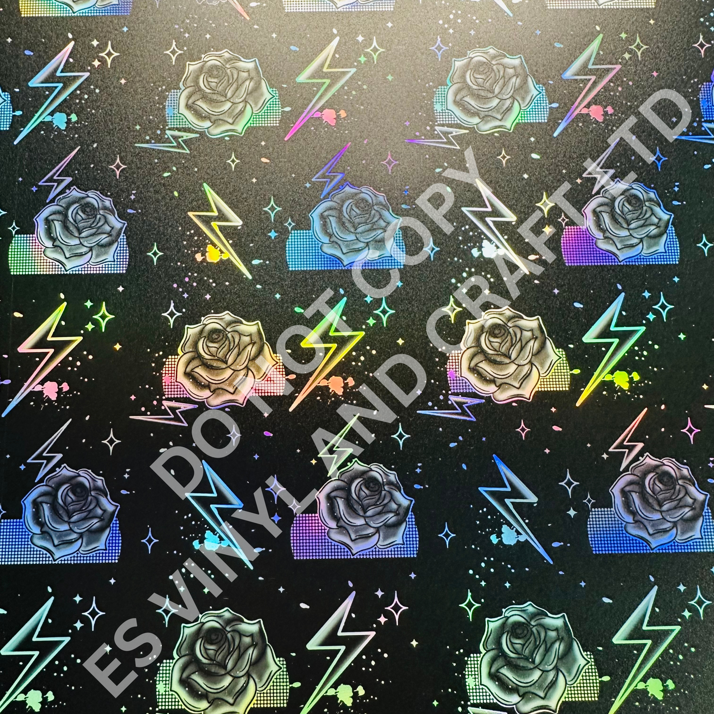 Out of Spite - Holographic or Normal Printed Vinyl (A4 or 12" x 12" Sheet) image 1
