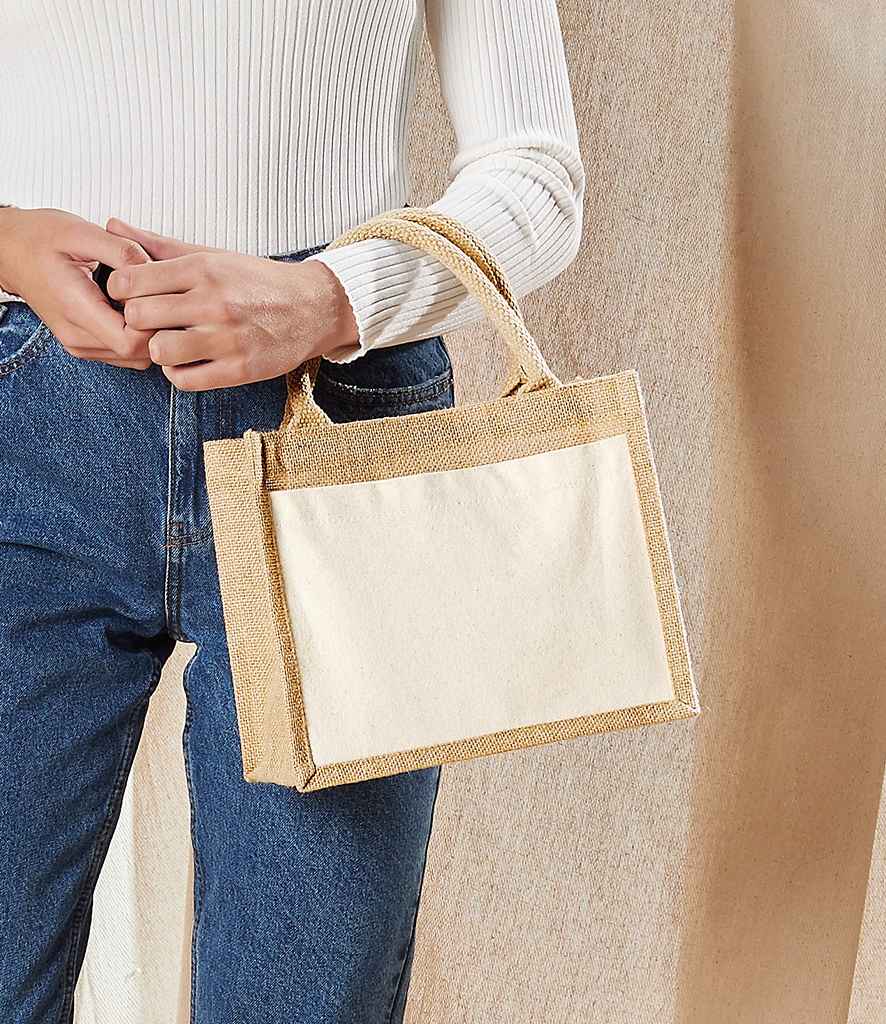 Westford Mill Pocket Jute Gift Bag image 1
