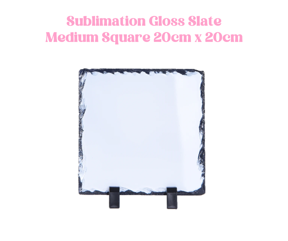 Gloss Slate Medium Square - 20cm x 20cm image 0