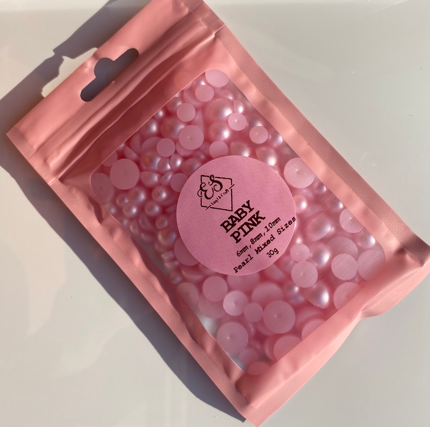 Baby Pink - Pearl Mix 6mm, 8mm & 10mm image 1