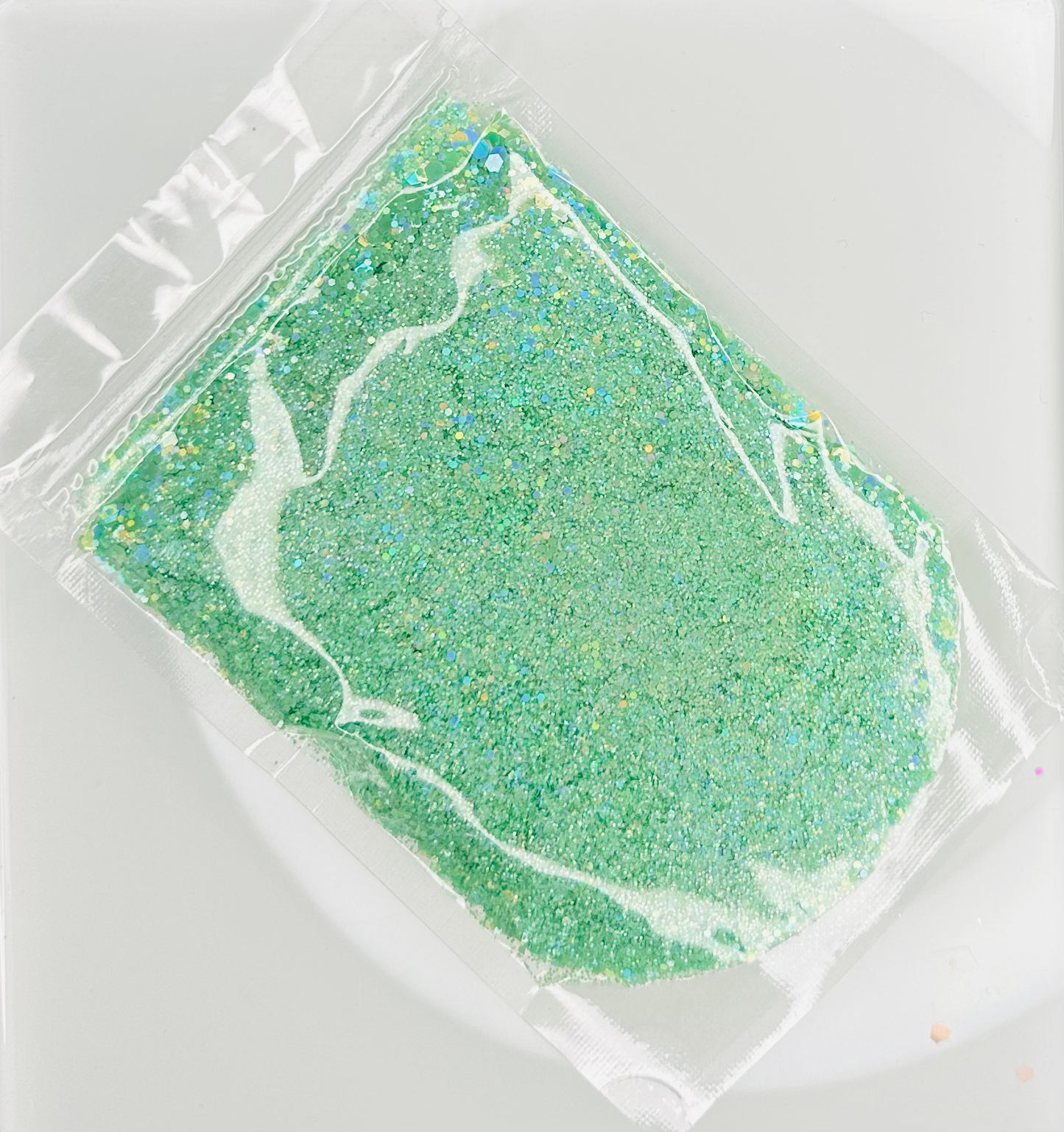 Hint of Mint - Macaroon Holographic Chunky Glitter Mix image 1