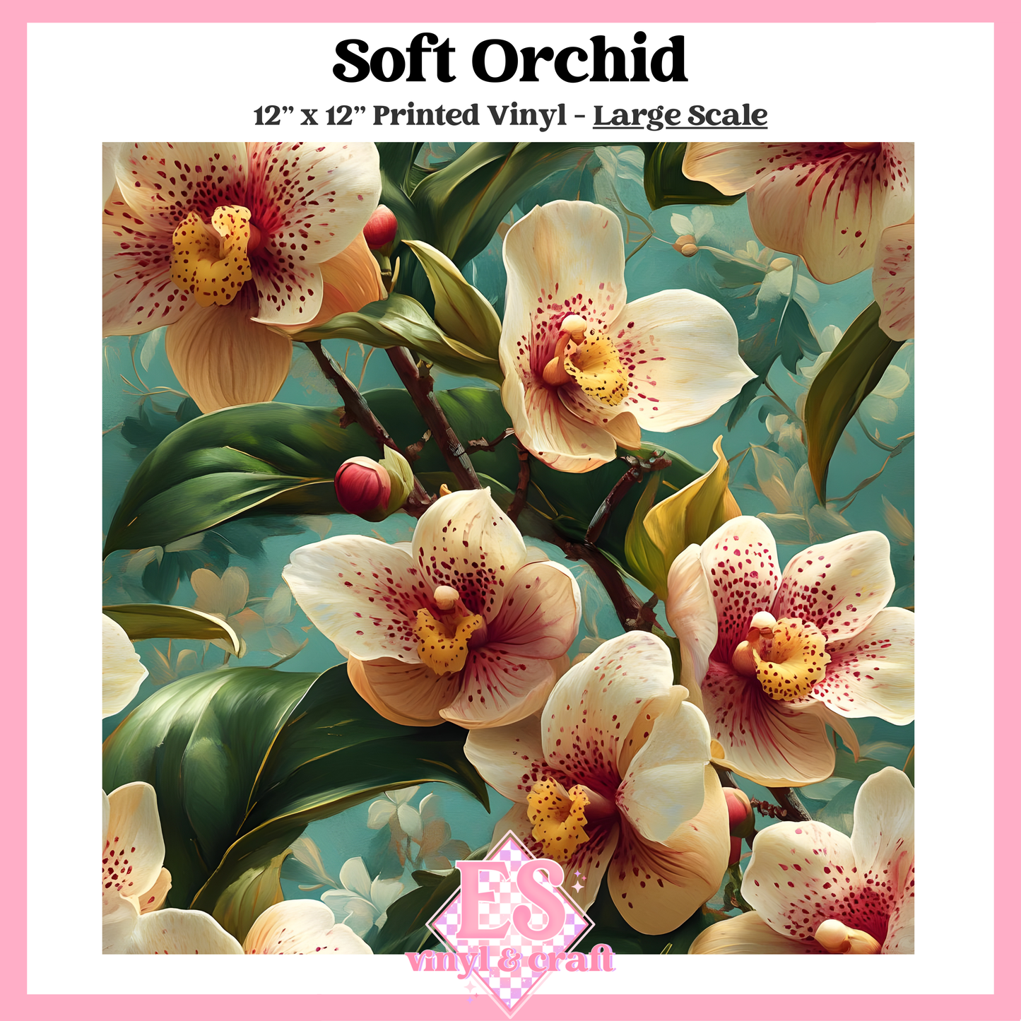 Soft Orchid - Small or Large Scale Options - 12" x 12" Sheet image 2