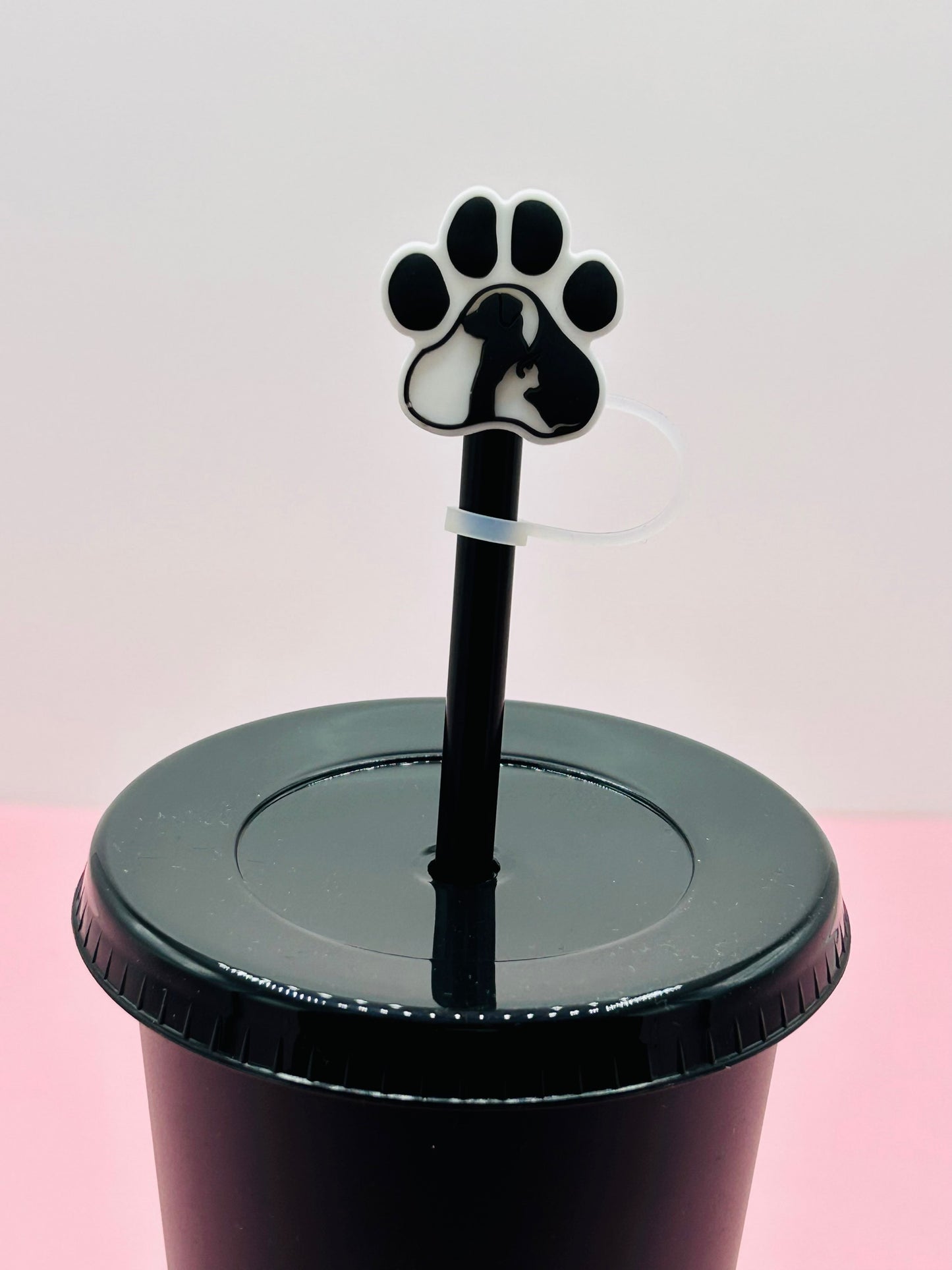 Straw Topper - Dog Paw image 0