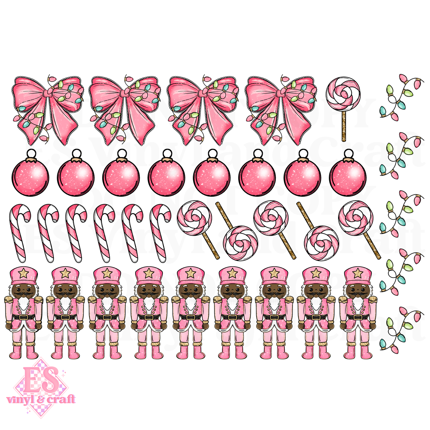 Pink Nutcracker 1 - UVDTF (A4 Sheet) 210mm x 300mm image 1