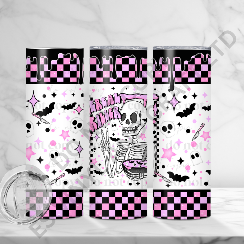 Cereal Killer - Full 20oz Tumbler Sublimation Ready Print image 0