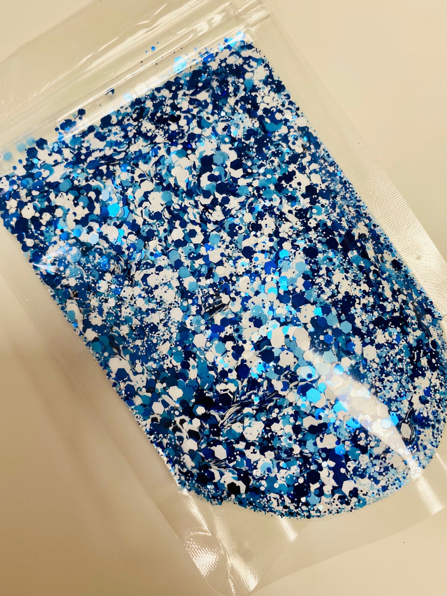 Sapphire Snow - Chunky Glitter Mix image 1