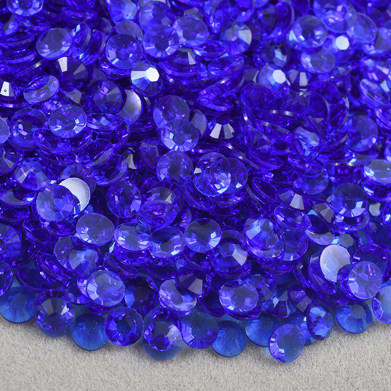 Sapphire - Transparent Resin Rhinestones (3mm, 4mm & 5mm) image 0