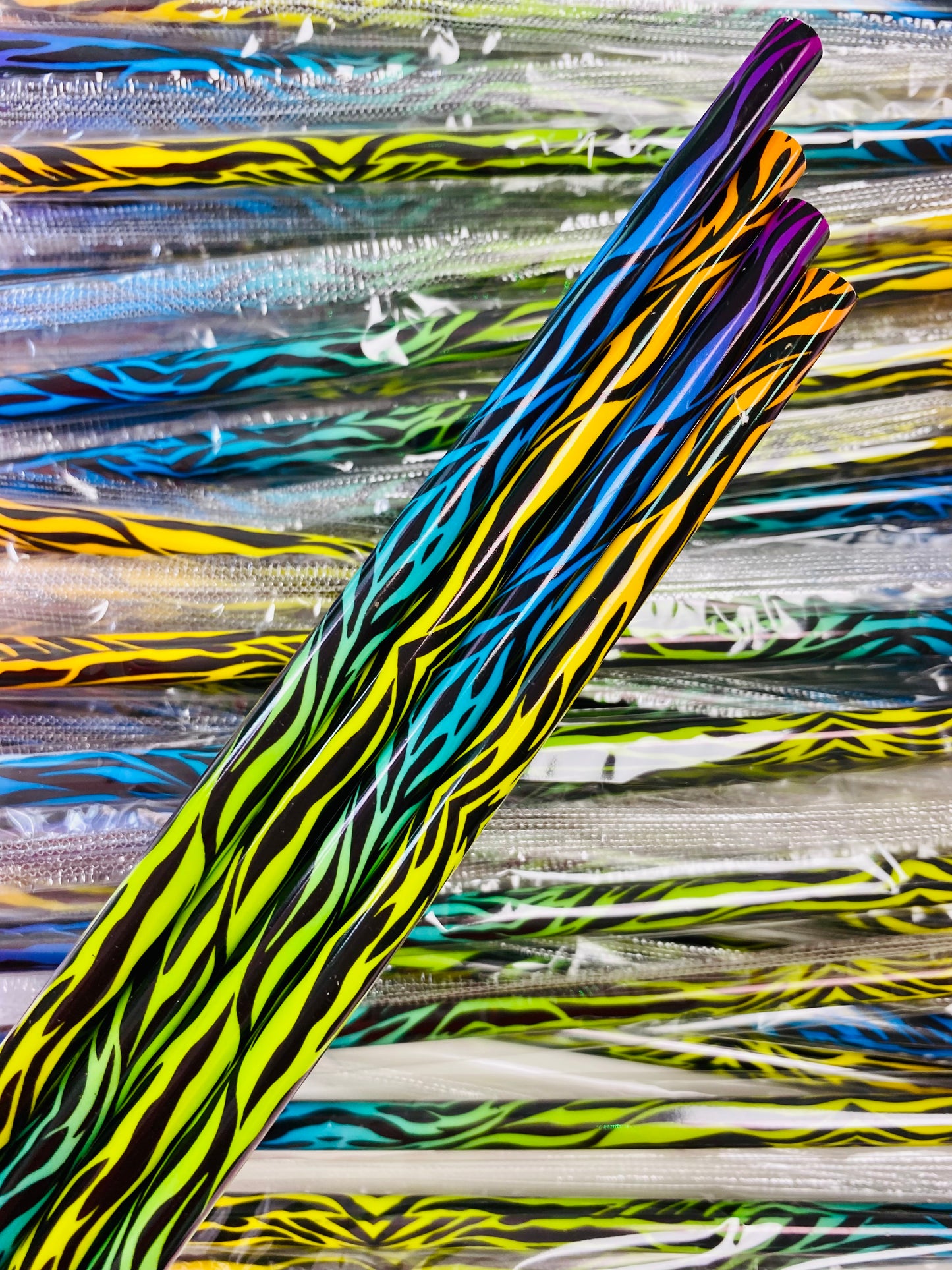 Neon Zebra Straw image 0