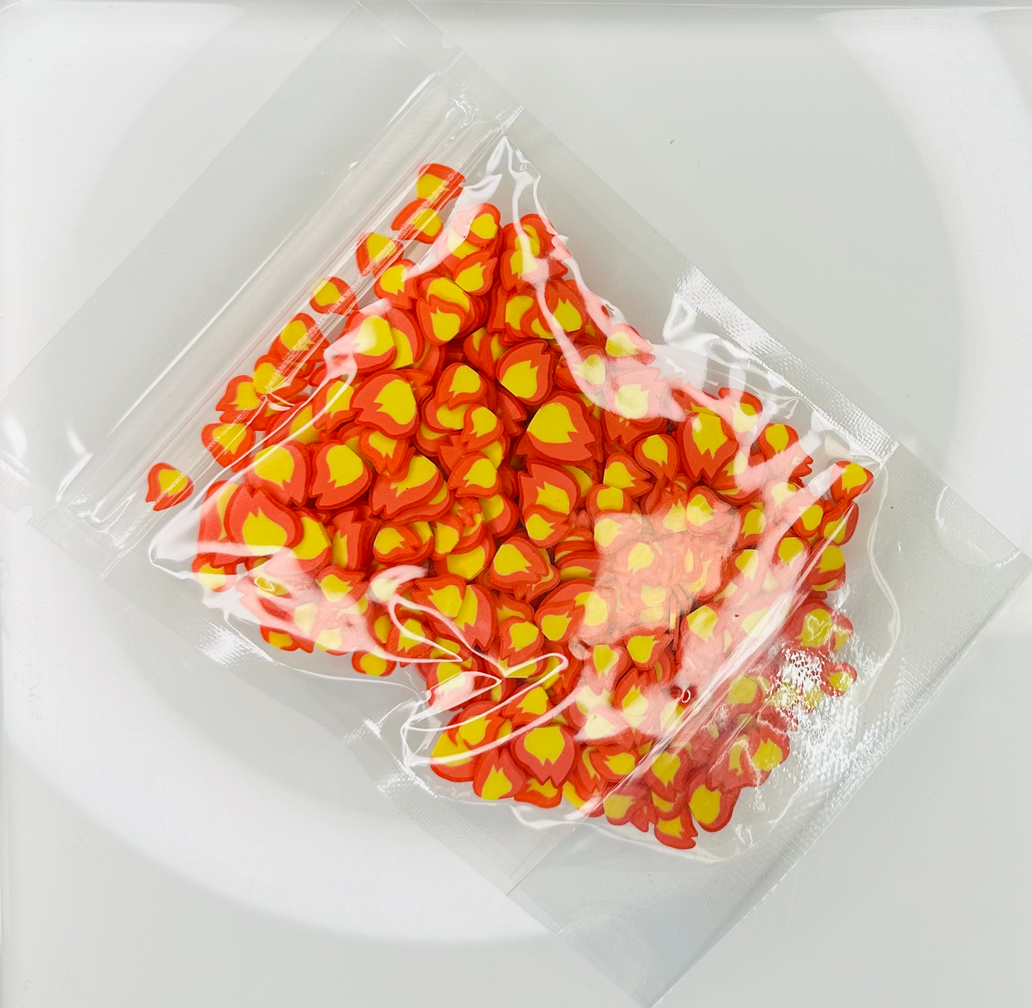 Flaming Hot! - Polymer Clay Slices image 1