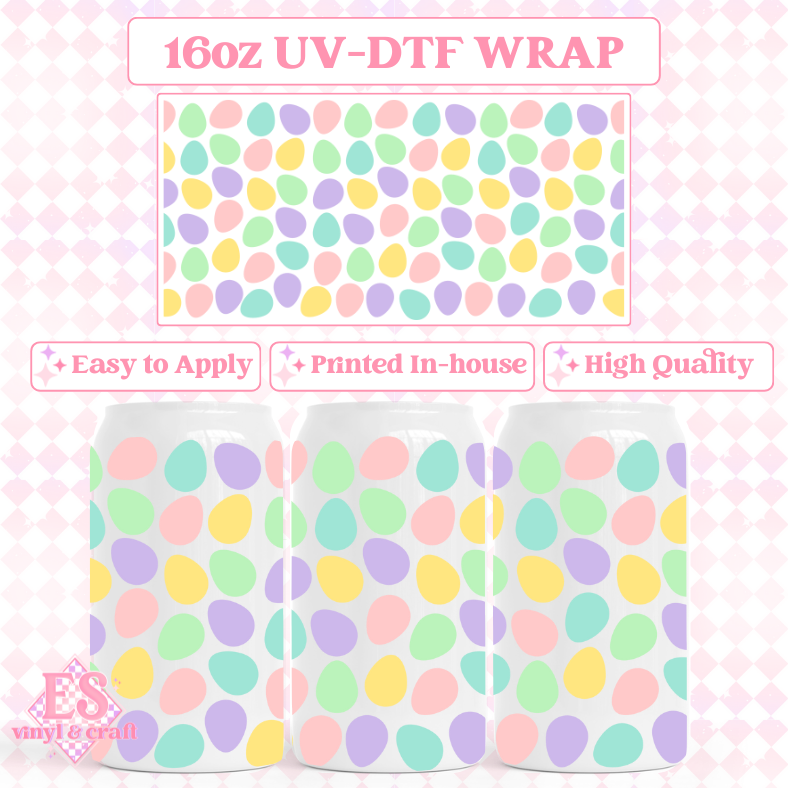 Little Eggs - 16oz Beer Can / Libbey UV-DTF Transfer image 0