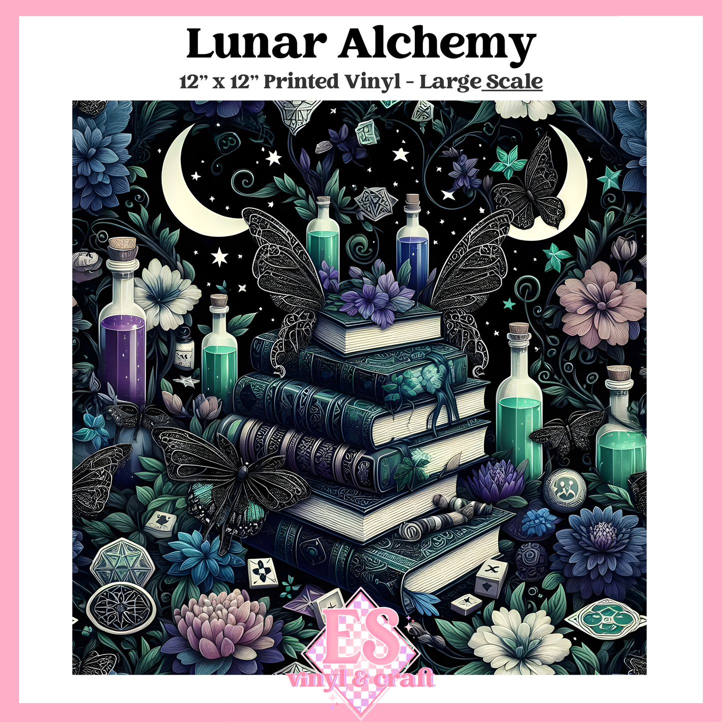 Lunar Alchemy - Small or Large Scale Options - 12" x 12" Sheet image 2