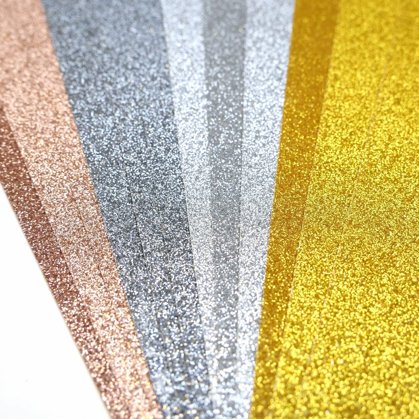 Dovecraft Double Sided Glitter Bumper Pack - Metallics 12 Sheets image 1
