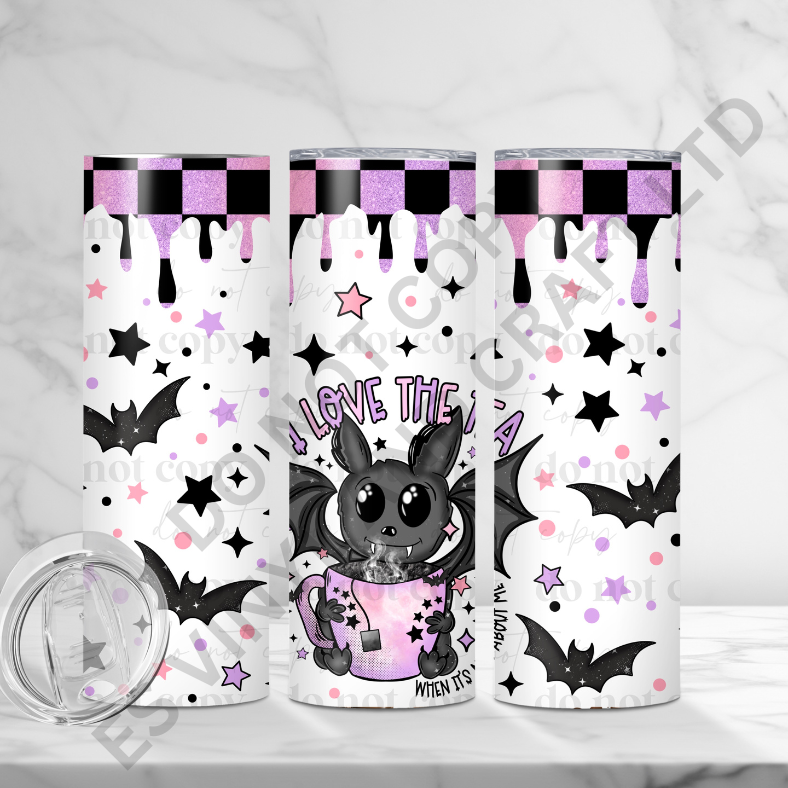 Love the Tea - Full 20oz Tumbler Sublimation Ready To Print image 0