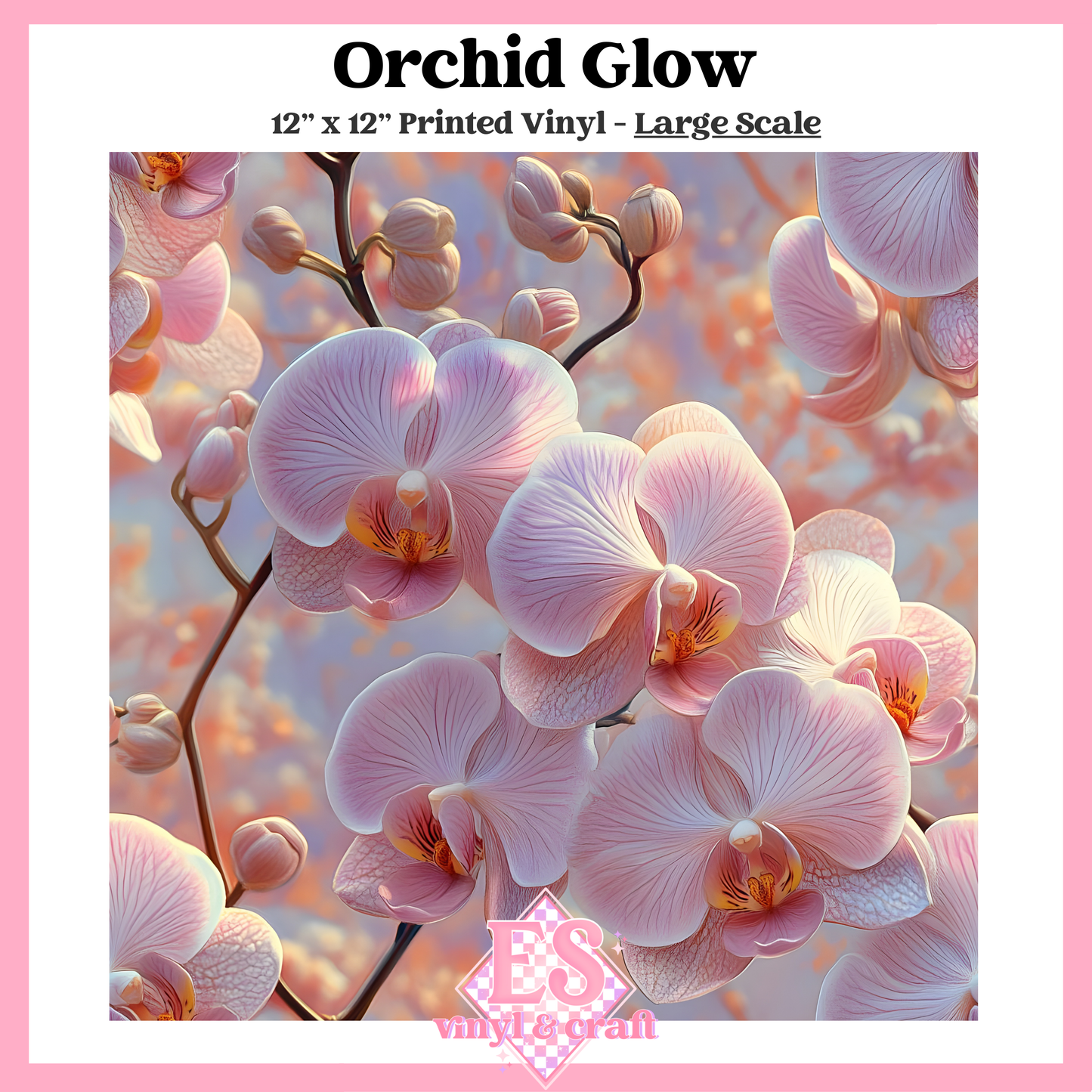 Orchid Glow - Small or Large Scale Options - 12" x 12" Sheet image 2