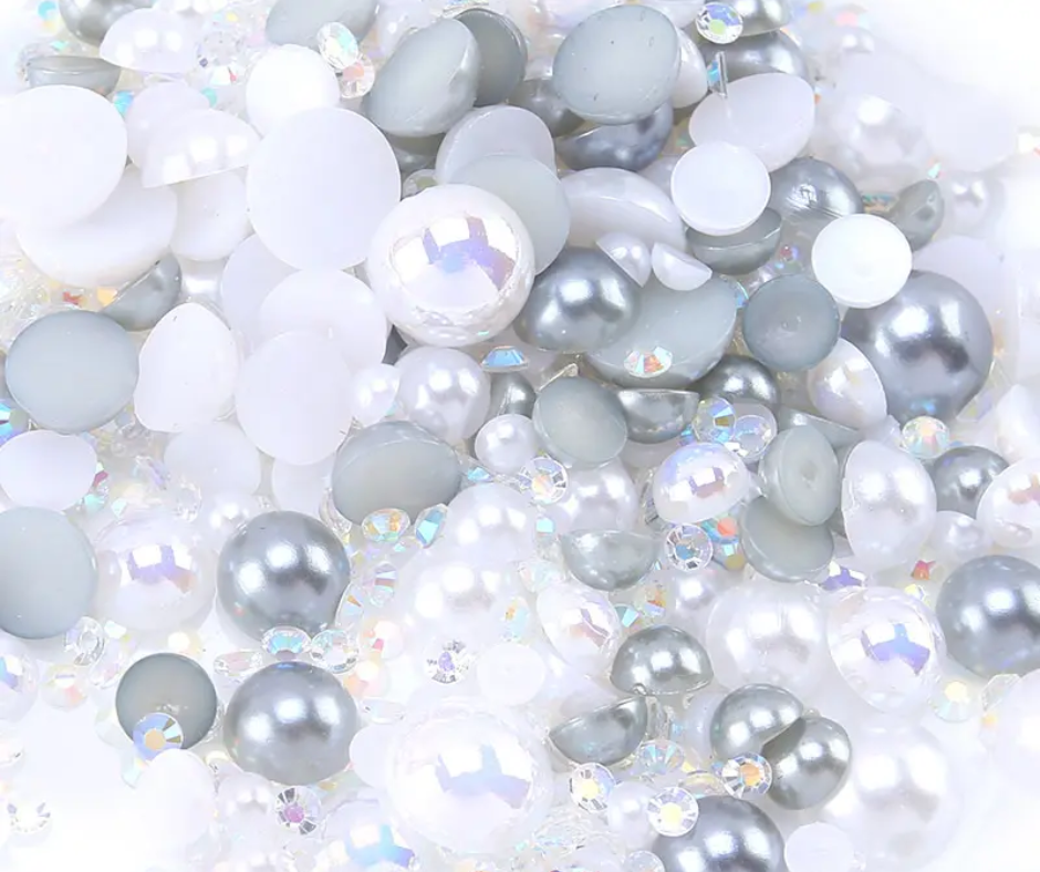 Starlight - Pearl & Rhinestone Mix image 0