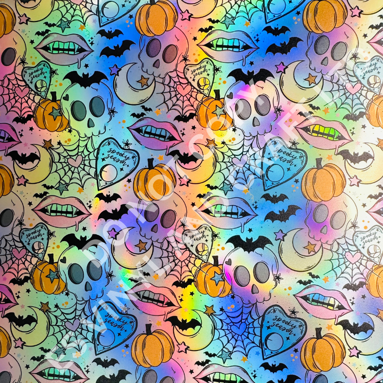 UV Printed Holographic Teckwrap Permanent Vinyl - A4 or 12" x 12" Sheet image 5