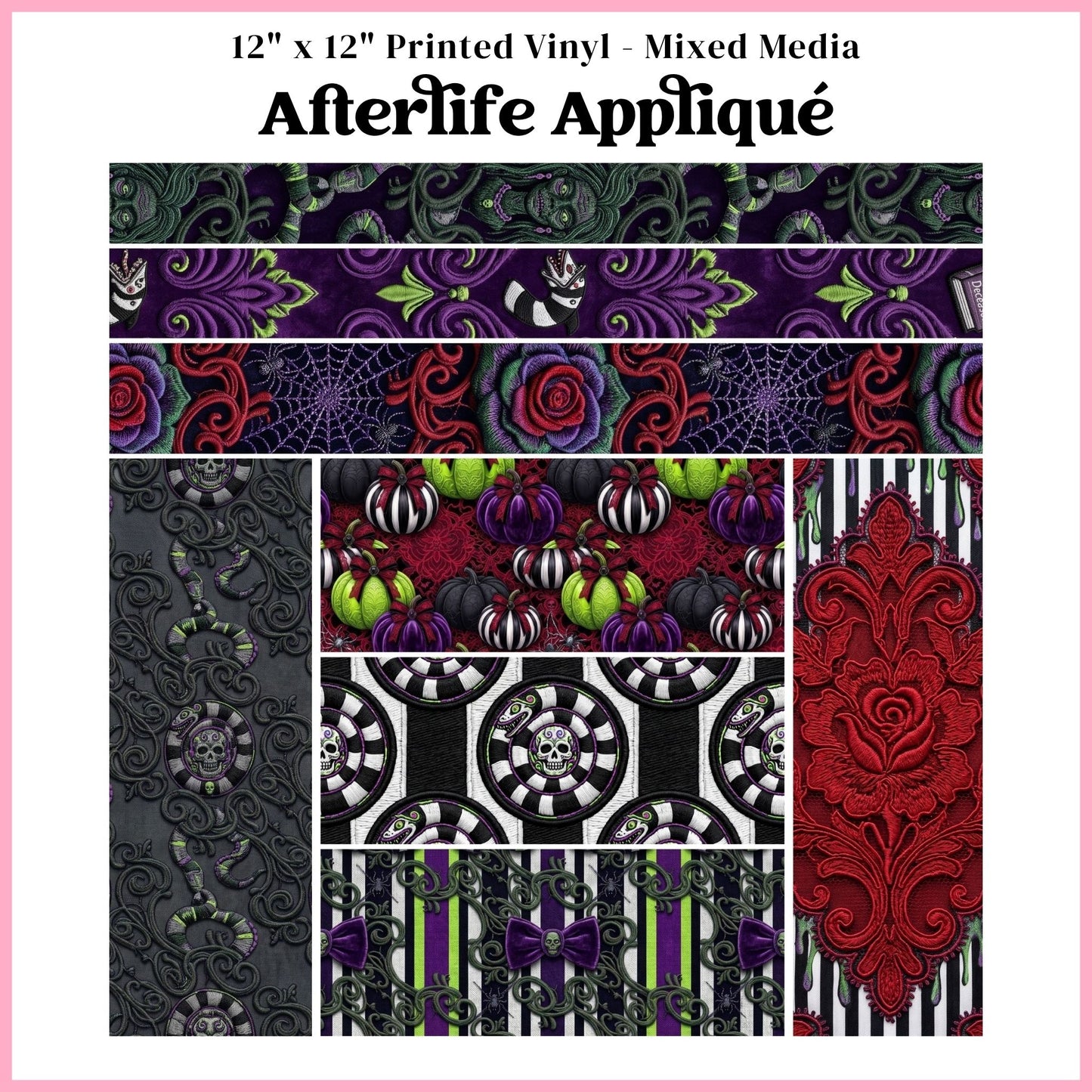 Afterlife Applique - Mixed Media Vinyl 12"x12" Sheet