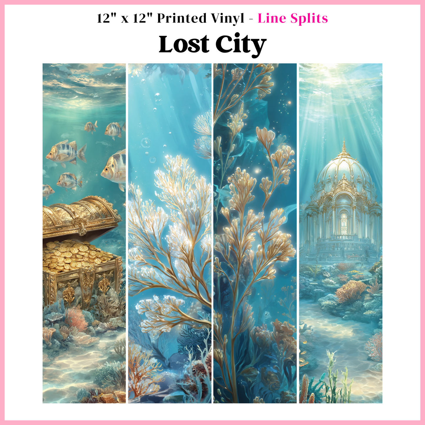 Lost City - Line Split - 12" x 12" Sheet