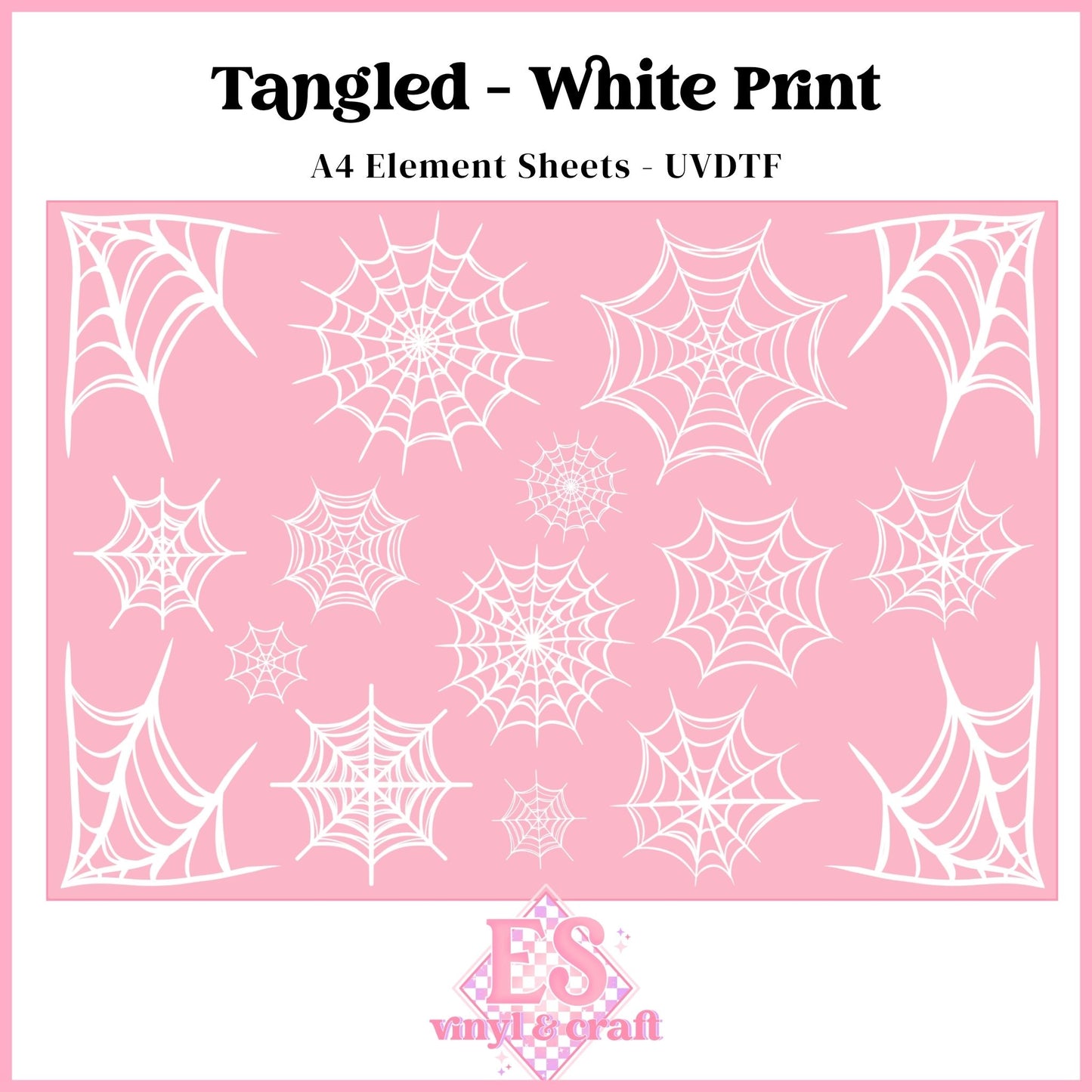Tangled - UVDTF Element Sheet