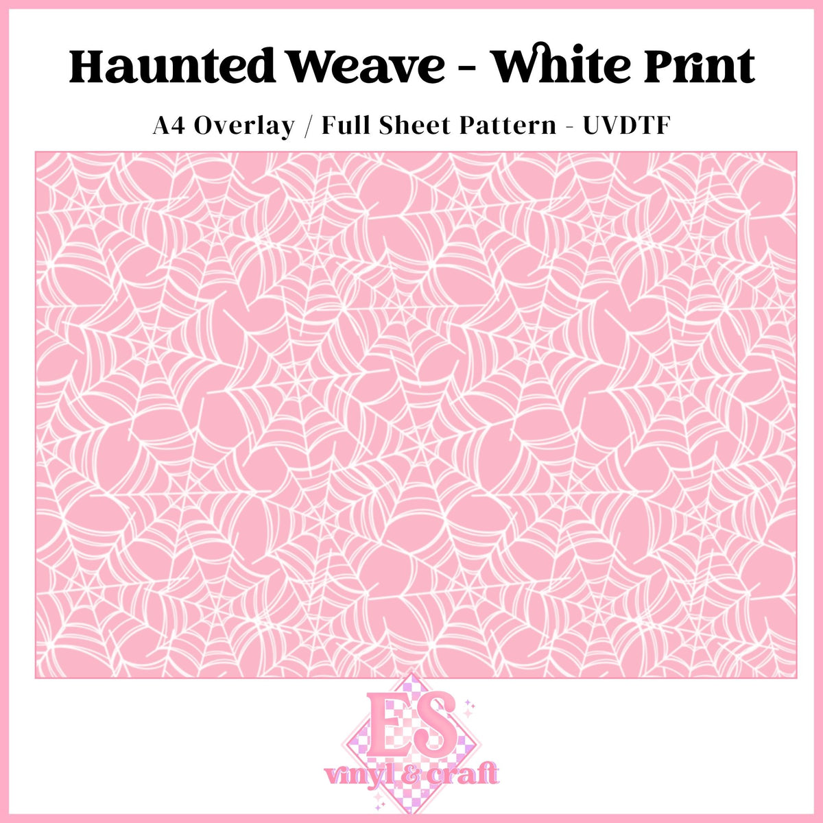 Haunted Weave - UVDTF Overlay Sheet