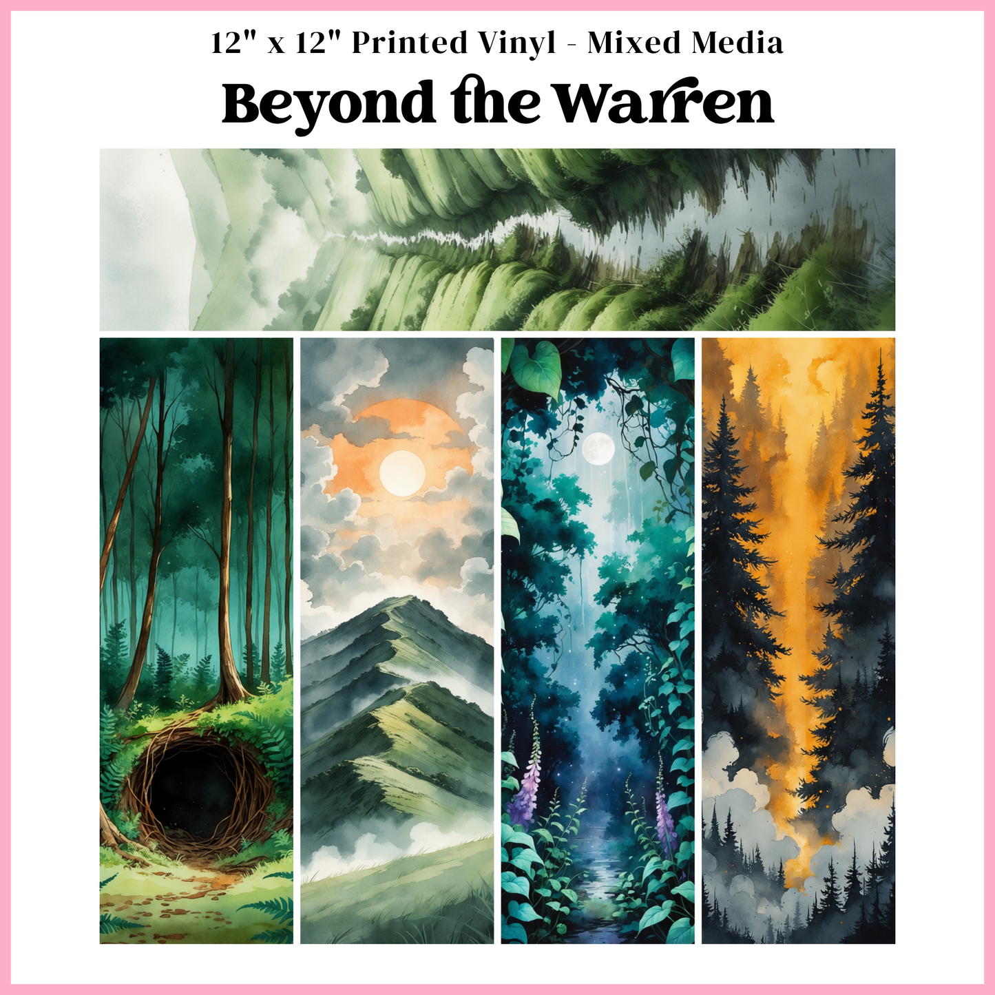 Beyond The Warren - Line Split - 12" x 12" Sheet