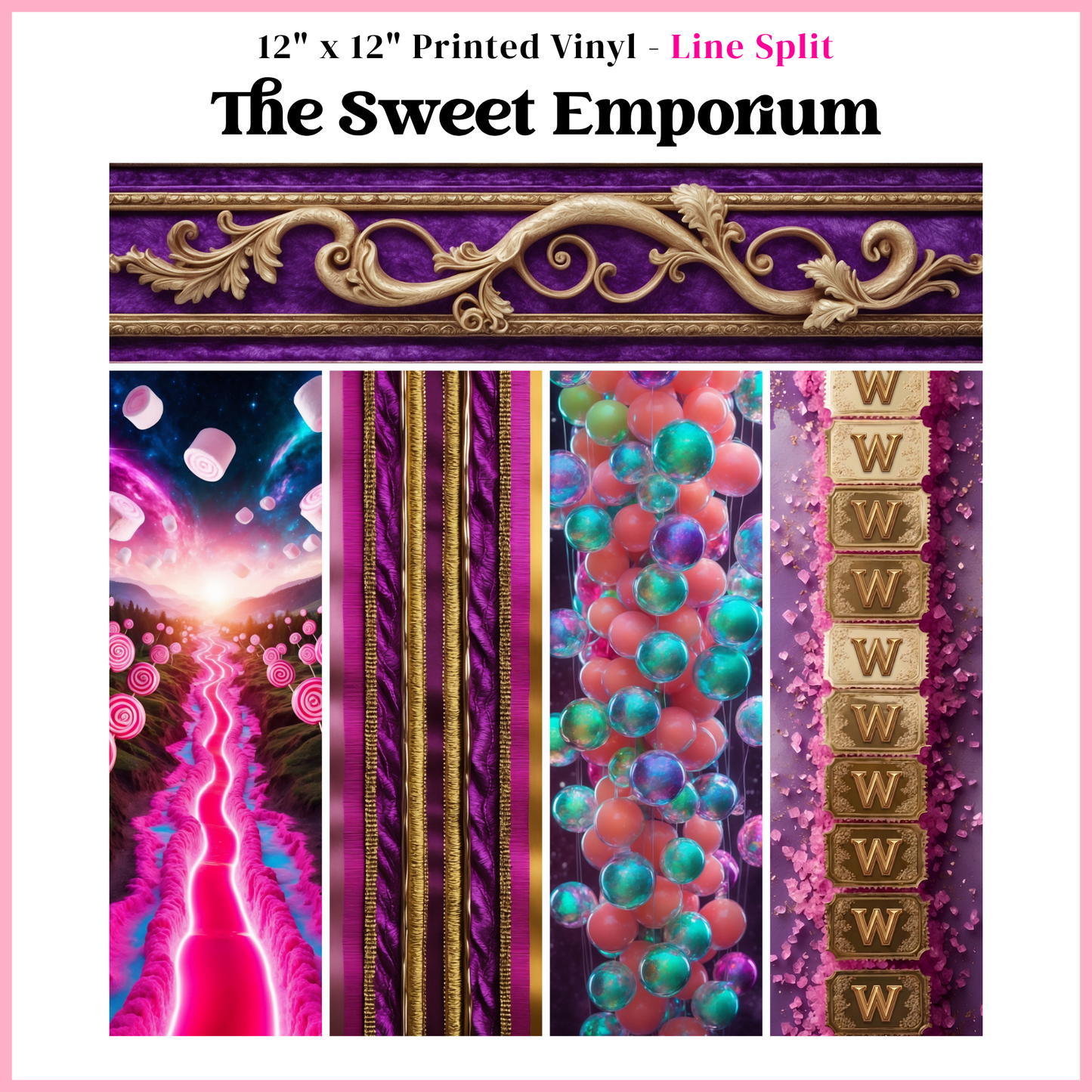 The Sweet Emporium - Line Split - 12" x 12" Sheet