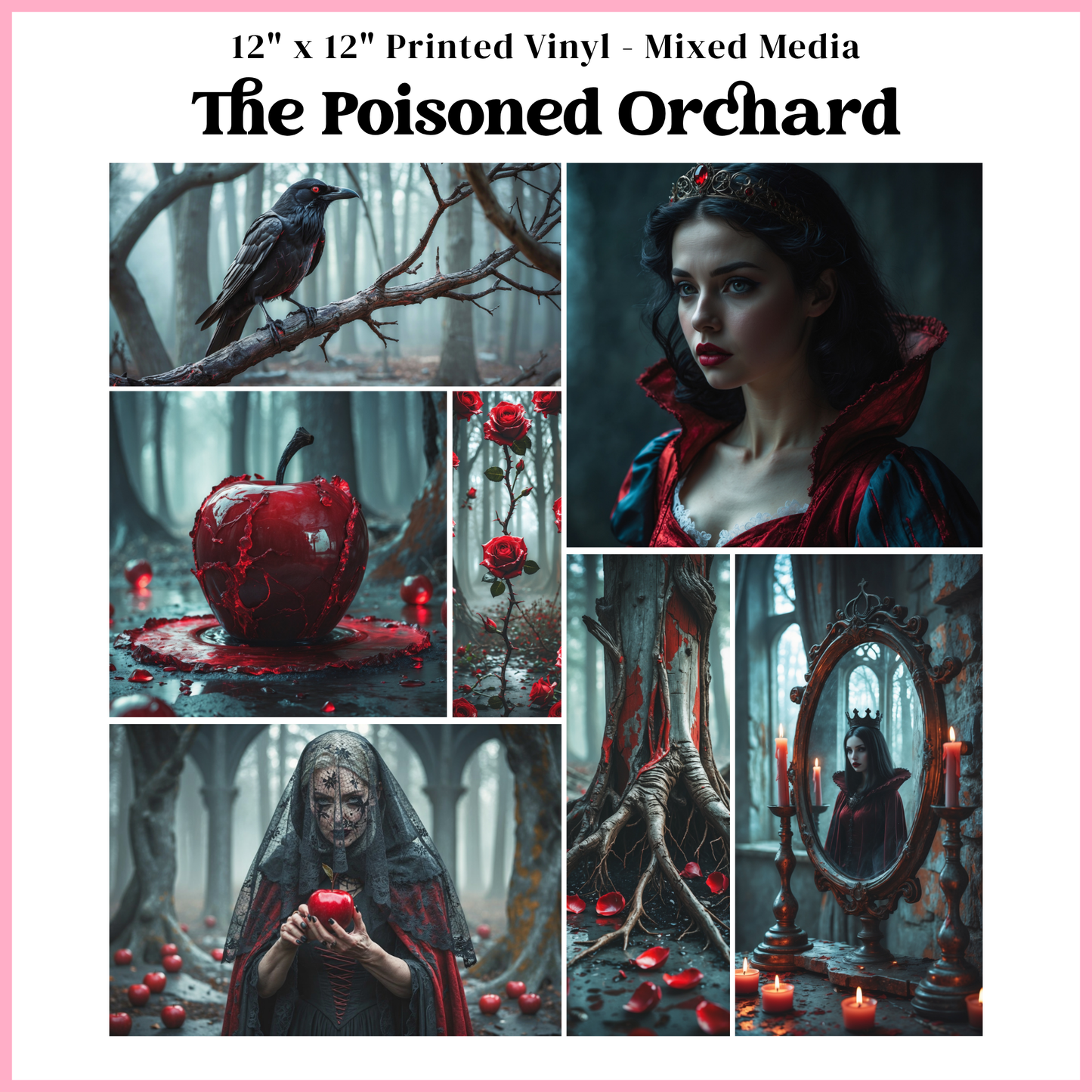 The Poisoned Orchard - Mixed Media Vinyl 12"x12" Sheet