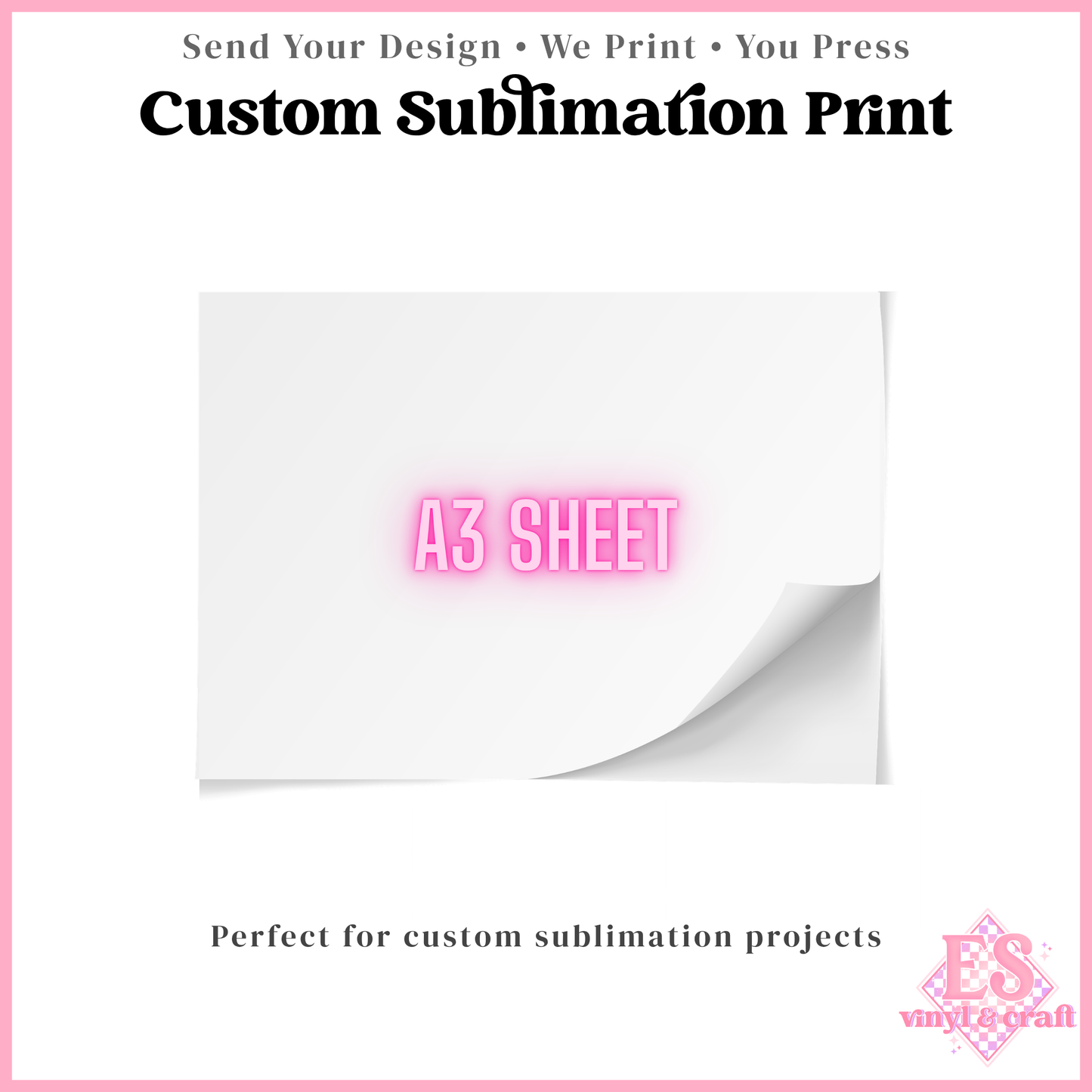 CUSTOM Sublimation Gang Sheet (FILE UPLOAD)