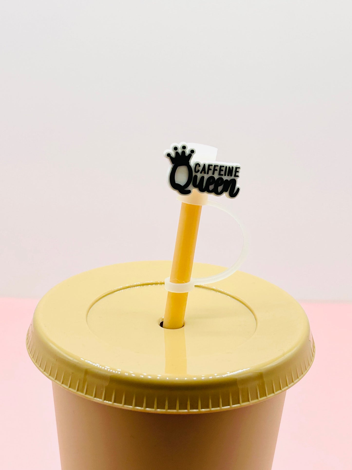Straw Topper - Caffeine Queen image 0