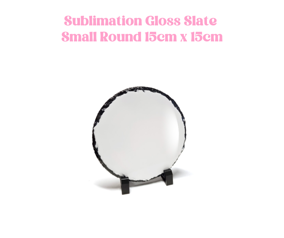 Gloss Slate Small Round - 15cm x 15cm image 0