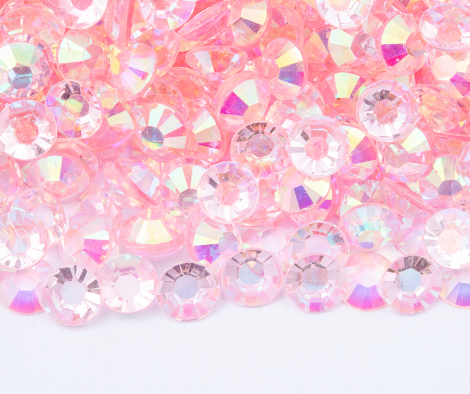 Pink Fizz - Transparent AB Resin Rhinestones (3mm, 4mm & 5mm) image 0