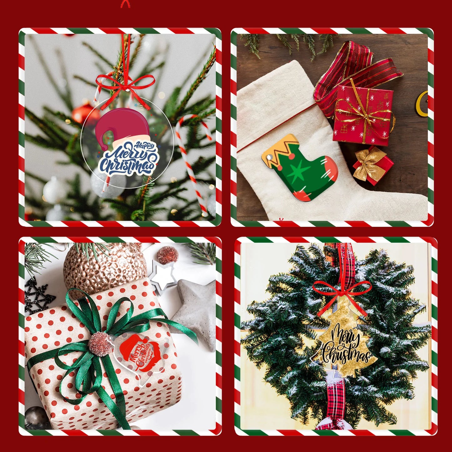 Teckwrap Christmas Acrylic Blanks & Free SVG image 8