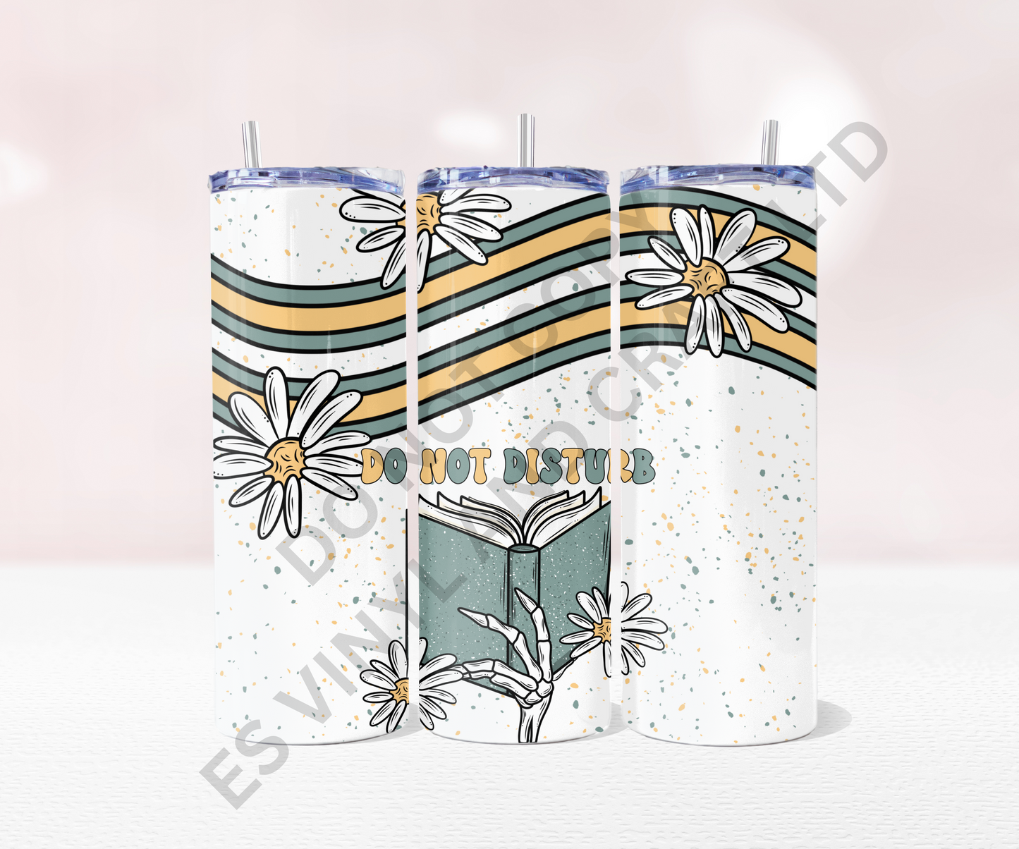 Do Not Disturb - Full 20oz Tumbler Sublimation Ready To Print image 0