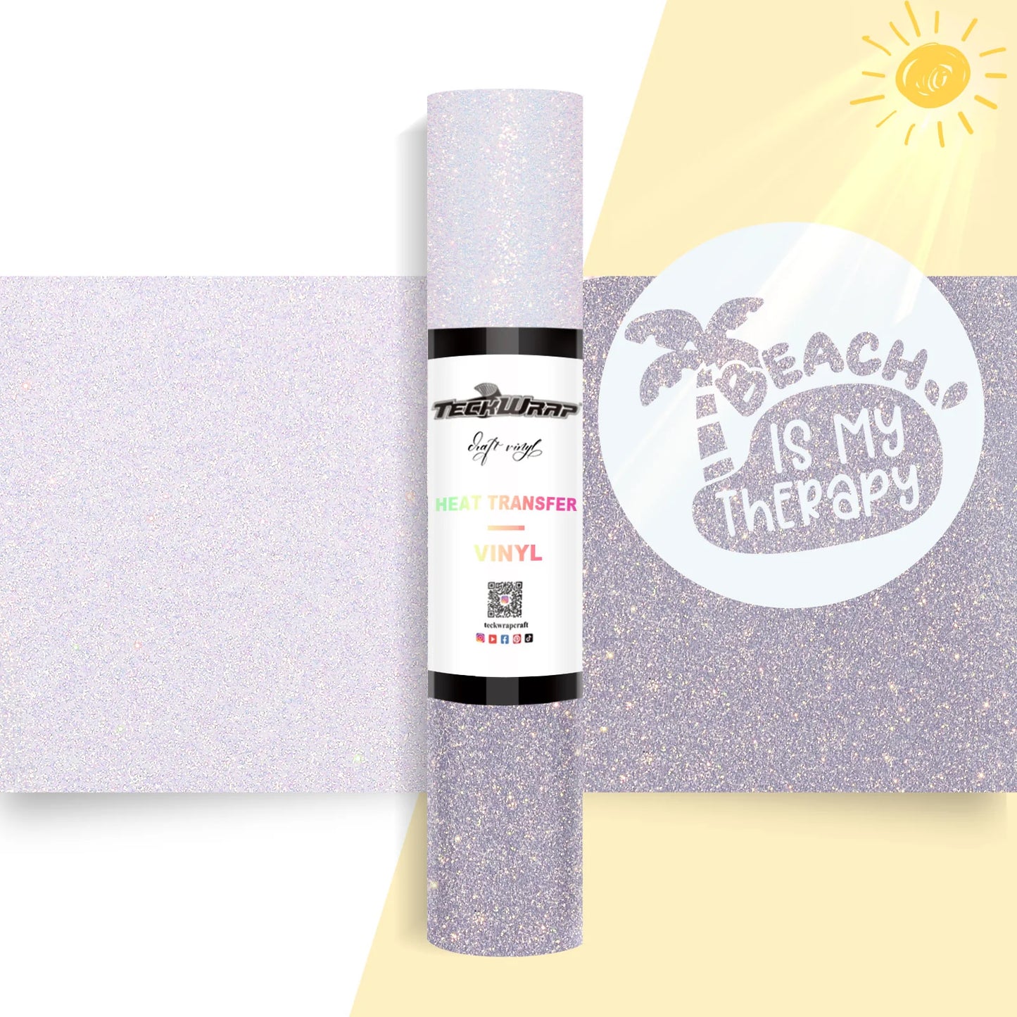 UV Glitter Colour Changing HTV