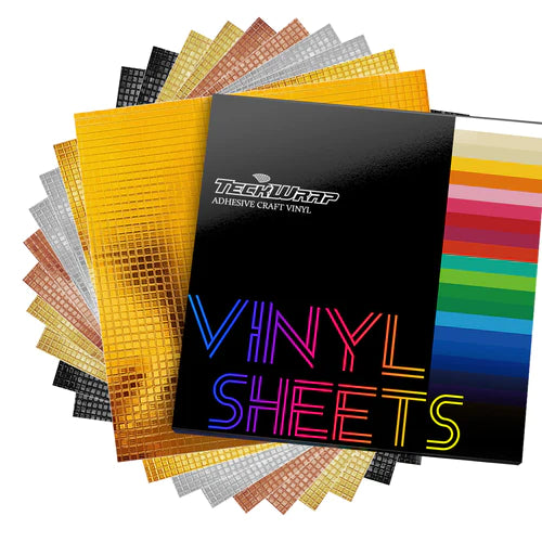 Teckwrap Mosaic Metallic Vinyl Sheet Pack x 10 Sheets