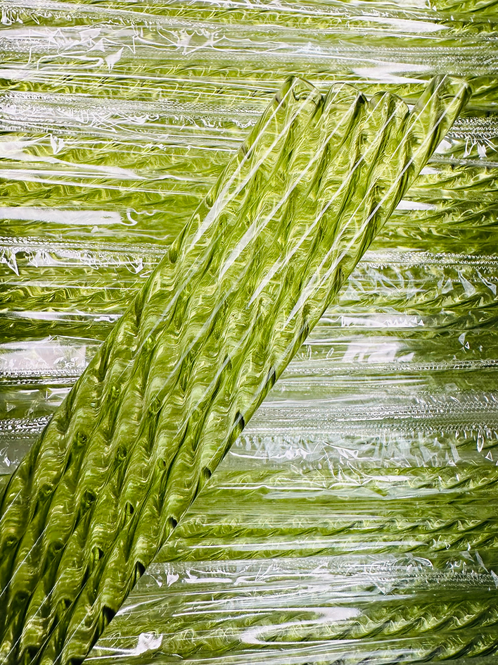 Lime Swirl Straw
