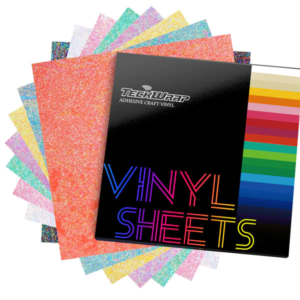 Colourful Pearl Vinyl Sheets Pack x 8 Sheets