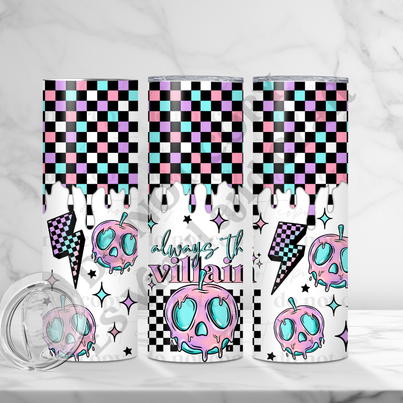 Always the Villain - Full 20oz Tumbler Sublimation Ready image 0