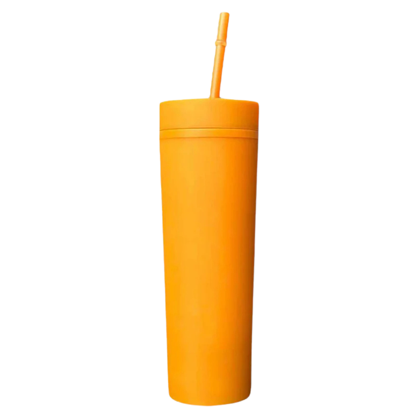 Matte Skinny Tumblers Double Wall 16oz (Letters Z - A11)